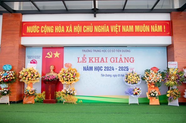LỄ KHAI GIẢNG NĂM HỌC 2024 -2025 TRƯỜNG THCS TIÊN DƯƠNG